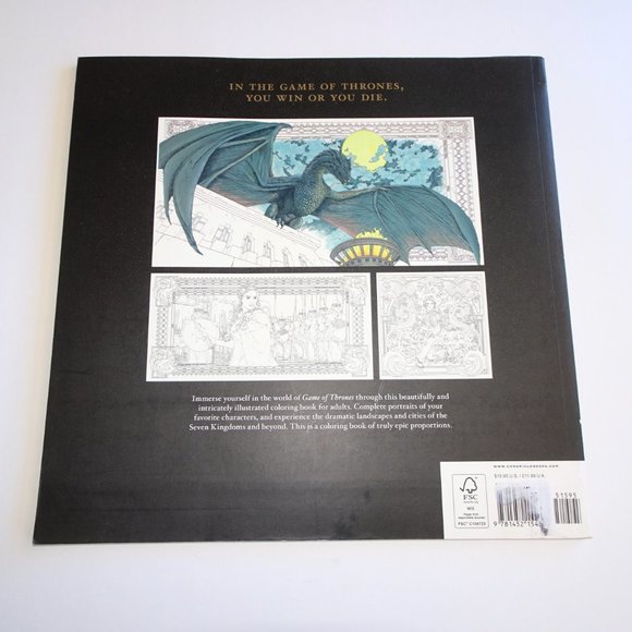 HBO Game of Thrones Coloring Book - Picture 2 of 4